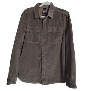 Prana Corduroy Brown Jacket Shirt size Medium Gorpcore Outdoors Fishing